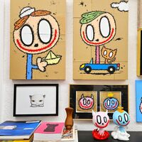 🧳Painting by Celipe Perroloco "Travelers"  - Thumbnail 5