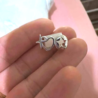 Free Shipping-HOLLOW HEART & STAR GRILLZ - Thumbnail 1