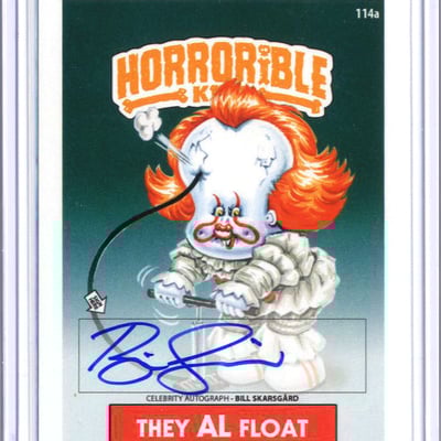 Horrorible kids bill skarsgard - celebrity auto card