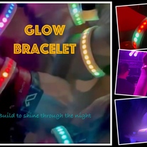 Unique Glow LED wristband/bracelet - Neon,PLUR,Rave Outfit, Halloween,Burning Man Festival,Party, Glow,Cosplay, Carnival, Animation,Techno