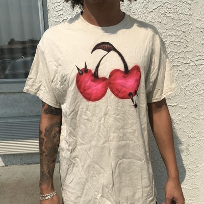 Spiked cherry tee