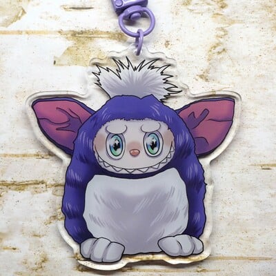 Face off furb keychain
