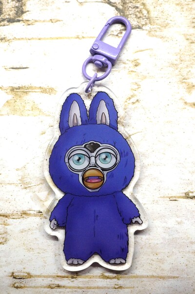 Face Off Lafufu keychain