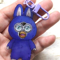 Face Off Lafufu keychain - Thumbnail 1