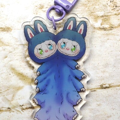 Lafufu-centepded keychain