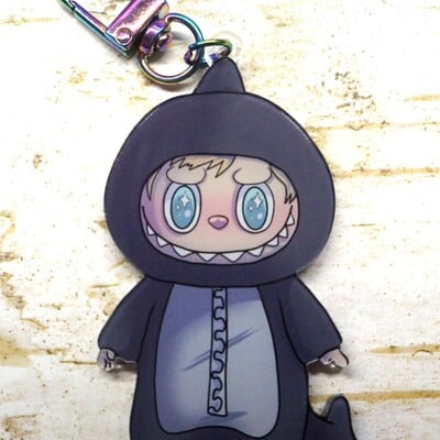 Sharkie lafufu keychain