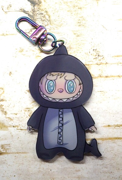 Sharkie Lafufu keychain
