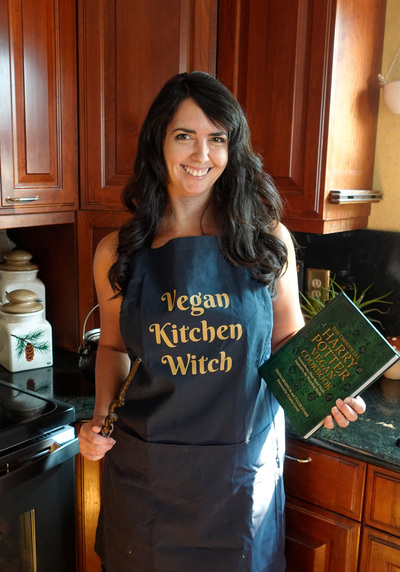 Vegan Kitchen Witch Apron