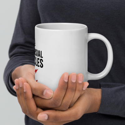 Controversial chronicles official white mug