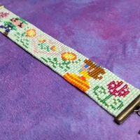 Pixel Bracelet - Luigi ❤️s Daisy - Thumbnail 2