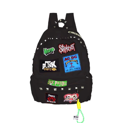 BAND PATCHES BACKPACK