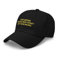 Free Shipping-STOP DATING PEOPLE WHO DON'T UNDERSTAND YOUR MUSIC CAP - Thumbnail 2
