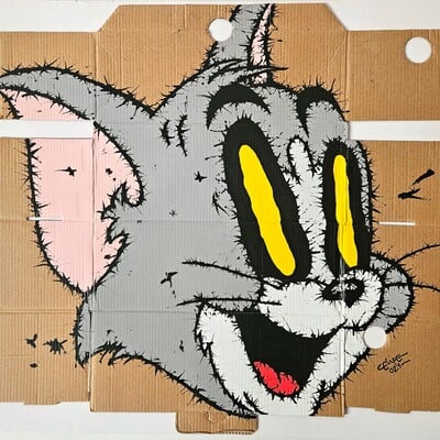 📺painting by celipe perroloco "corrupted tom"