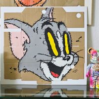 📺Painting by Celipe Perroloco "Corrupted Tom" - Thumbnail 3