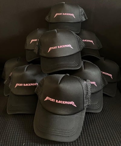 Bitchy Rackmore - Pink Logo Hat