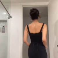 Elegant Black Velvet Straps Beaded Long Party Dresses - Thumbnail 1