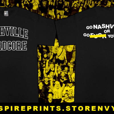Nashville hardcore shirt gfy version (comfort colors)