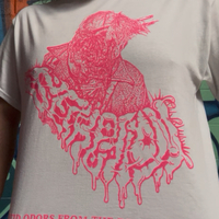 Secretion - "Fetid Odors From The Drainage Pipe" T-shirt (pink ink) - Thumbnail 1