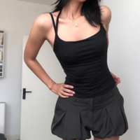 Sexy Hot Girl Leopard Print Diamond Neck Waist Dress - Thumbnail 4