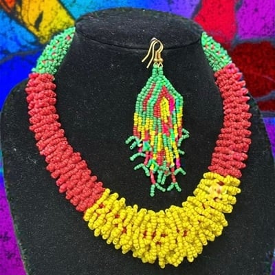 Dessert bloom necklace set