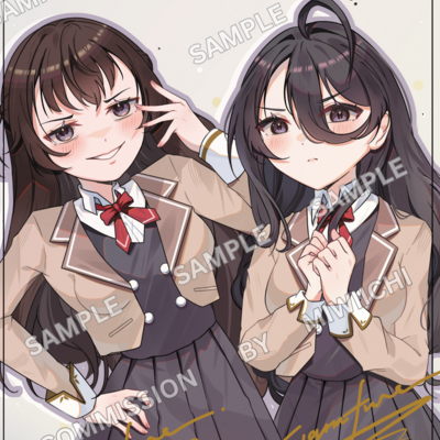 Yuki x ayano - final boss vibes - alya sometimes hides her feelings in russian (6x8) signed print