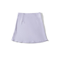 Satin-feel skirt - Thumbnail 1