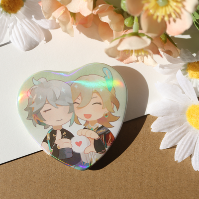 Haikaveh (heart button pin)