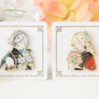 Kaveh & alhaitham (enamel pins)