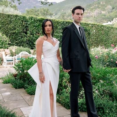 Sexy wedding dress, mermaid satin bridal dress bridal gown