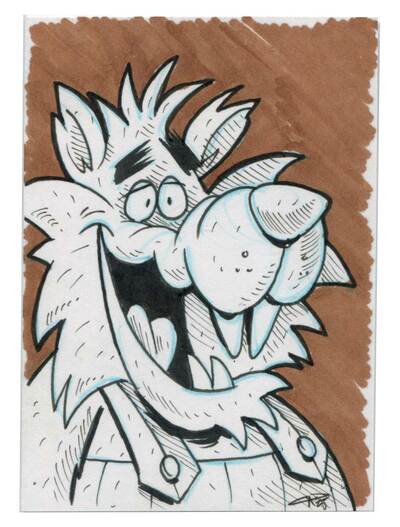 Frute Brute Sketch Card