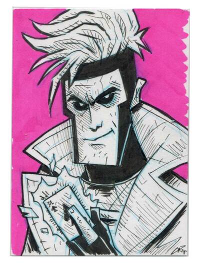 Gambit Sketch Card