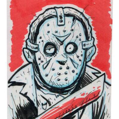 Jason sketch card