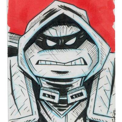 Last ronin sketch card
