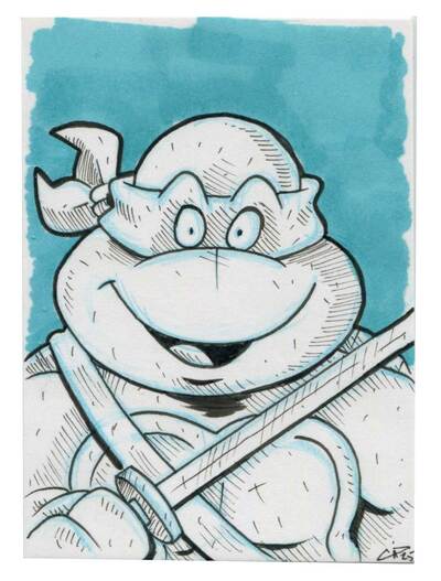 Leo Sketch Card