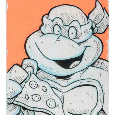Mikey sketch card