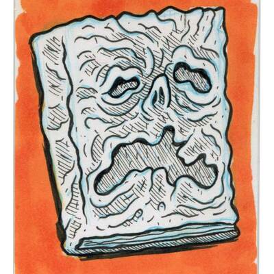 Necronomicon sketch card
