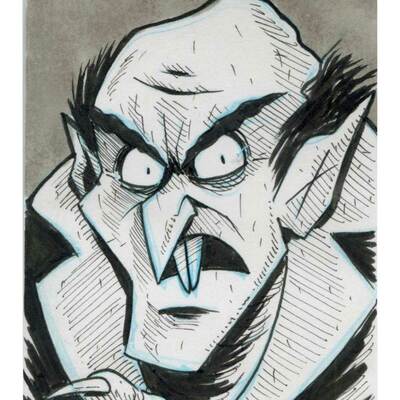 Nosferatu sketch card