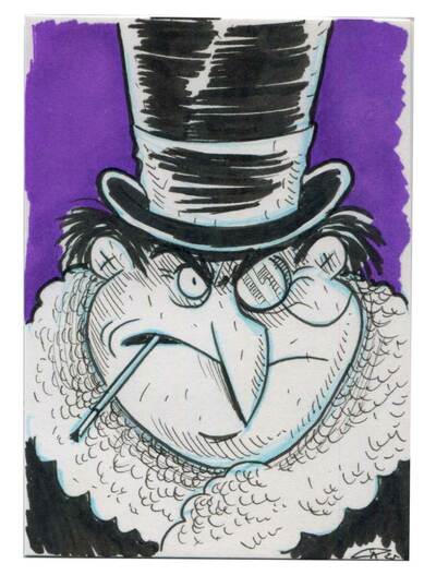 The Penguin Sketch Card