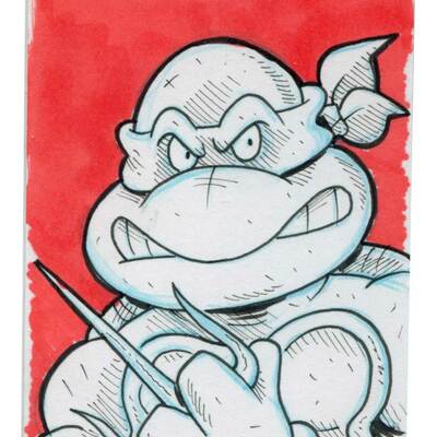 Raph sketch card