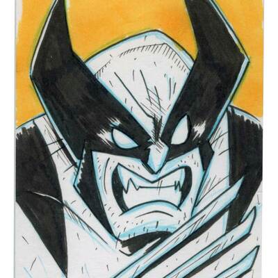 Wolverine sketch card