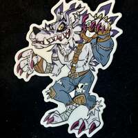 WereGarurumon sticker - Thumbnail 1