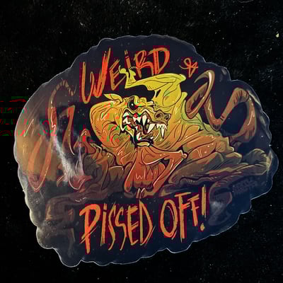 The thing glossy sticker