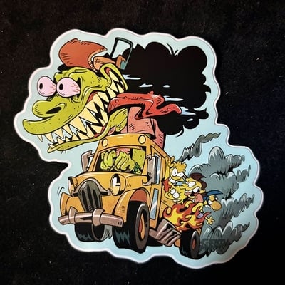 Rat fink otto sticker