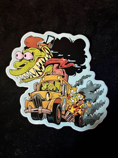 Rat Fink Otto sticker