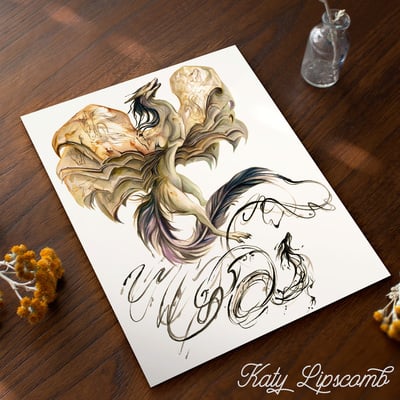 Paper dragon - print - Thumbnail 1