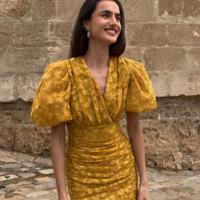 Floor Length V Neck Long Evening Prom Dress  - Thumbnail 1