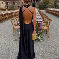 Sexy Black Long Prom Dress Evening Dress - Thumbnail 1