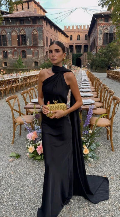 Sexy Black Long Prom Dress Evening Dress