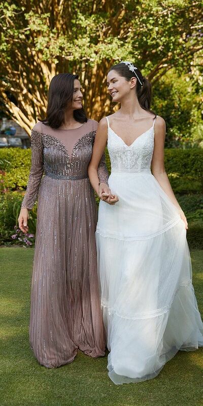 Elegant A Line Sequins Mother Of The Bride/ Groom Dresses Formal Evening Dress