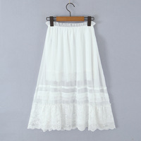 High waist midi skirt bohemian style holiday dress - Thumbnail 2